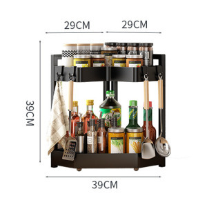 Konyhai sarokpolc - fűszer- és tárolóállvány