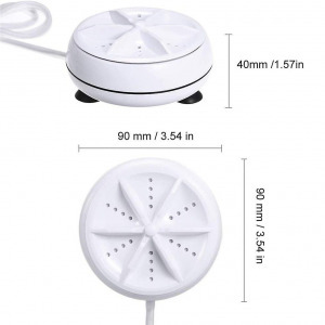 Mini USB mosógép forgó, ultrahangos