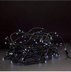 Karácsonyi sorolható LED fényfüzér (24m/240 LED) meleg fehér