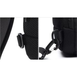 Ozuko biztonsági záras hátizsák (18×10×35 cm), terepmintás