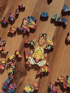 Fa puzzle (148 × 210 mm) farkas