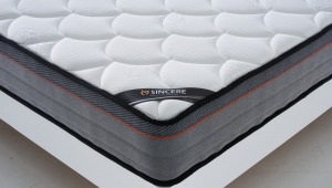 Sincere Delux 140x200x24cm táskarugós ortopéd matrac - Hipoallergén, steppelt huzattal, közepes keménységű