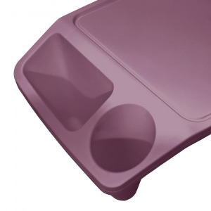 Multifunkciós laptoptartó / hobbiasztal rekeszekkel, telefontartóval