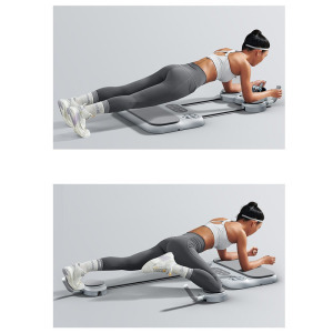 Robiflex Multifunkciós hasizomtréner gumiszalaggal és könyöktámasszal