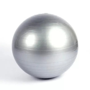 Gimnasztikai labda 65 cm ezüst