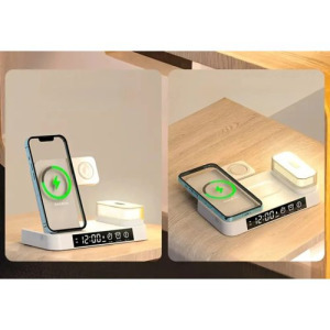 4in1 indukciós 15W töltőállomás Apple iPhone/Watch/AirPods készülékekhez