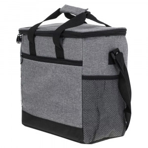 Thermo uzsonnás táska, ételhordó, szürke - 16 liter