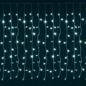 3 x 3 méter fényfüggöny 280 Led 6000k 220V / hidegfehér