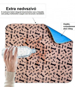 Kutyapelenka, kutya WC (mosható, újrahasználható) - 40 x 60 cm