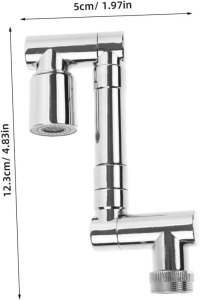 360°-ban forgatható csaptelep toldat