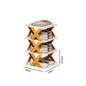 Cipőtároló, rendszerező 4 soros zöld