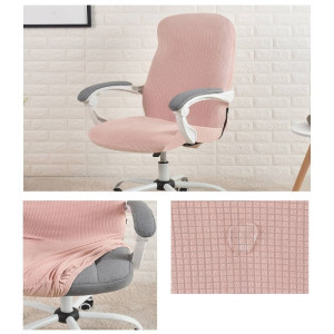 Vízálló irodai székhuzat, rugalmas huzat forgószékhez rózsaszín