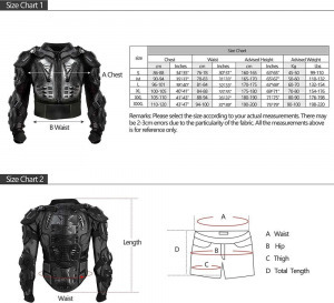 Wildken motoros protektor mellény Armor fekete  3XL