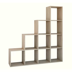 Odell Step 4X4 polc, 153x153x30 cm, sonoma