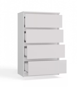 Drohmo M4 60 komód, 60x97,6x34,5 cm, fehér