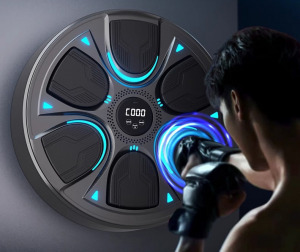 Falra szerelhető zenélő boxgép+kesztyű - Bluetooth, USB töltés