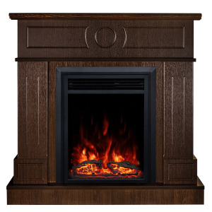 Kandallókészlet Ambasador wenge & Cris, 1000x1048x300 mm, 1500 W