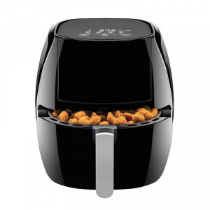 Elite 7,7 L-es Air Fryer + receptkönyv, 1800W olaj nélküli forró levegős fritőz digitális kijelzővel