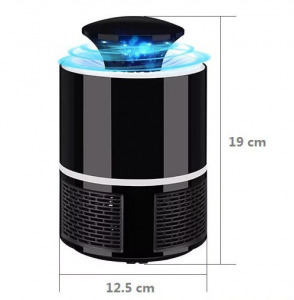 Elektromos rovarcsapda, szúnyogirtó lámpa - fekete