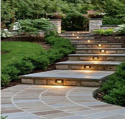 Solar Deck Lights kültéri dekorációs vízálló fali lámpa kagyló forma - 6 db - MS-806