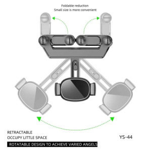 Univerzális autós mobiltelefon tartó, visszapillantó tükörre illeszthető