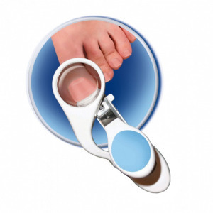 Nagyítós körömvágó csipesz LED világítással