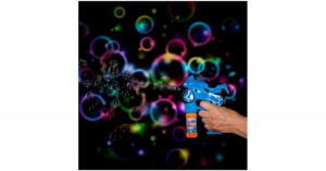 Motoros automata buborékfújó játék - LED party kellék, világít