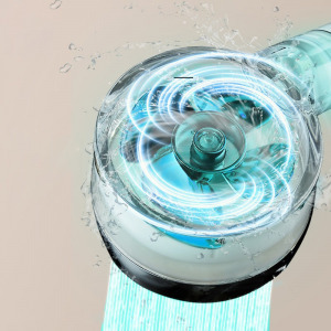 Homeland színes LED-es zuhanyfej