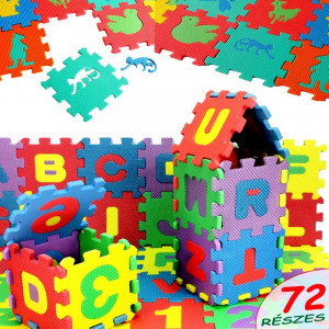 Puzzle Mat Play Mat szőnyeg 72 db