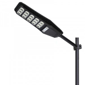 Napelemes utcai LED lámpa távirányítóval, mozgásérzékelő, 300W, IP65