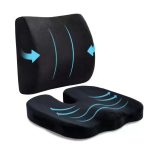 ErgoComfort szett  deréktámasz: 34*31*11cm - ülőpárna: kb. 45 × 36 × 7 cm