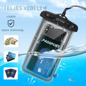 Vízálló telefontartó tasak