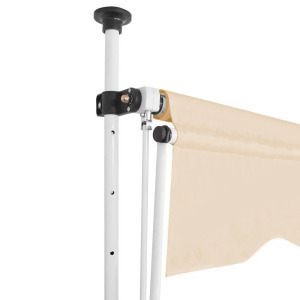 Feltekerhető napellenző, bézs, 250x120 cm