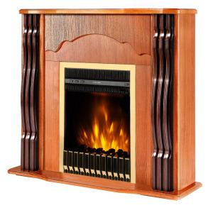 Elektromos kandalló Clasic barna & Gala gold, 883x950x300 mm, 2000 W