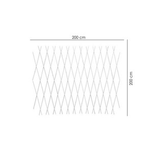 Összecsukható bambusz kerítés 200x200 cm