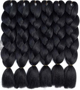 Kanekalon 160 g 2m fekete