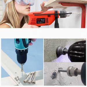 Mágneses csavar rögzítő, mágneses bitfej (5 db) 50 mm