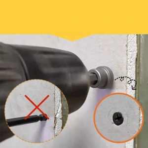 Mágneses csavar rögzítő, mágneses bitfej (5 db) 50 mm