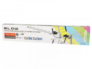 Antenna DVB-T ATD31S VHF / UHF MUX8 passzív - FullHD és a 4K UltraHD támogatás