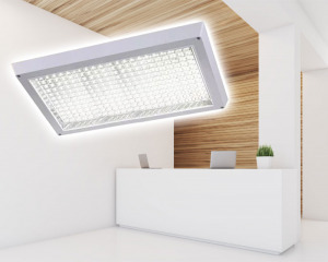 Téglalap alakú erős fényű 60W mennyezeti led lámpa