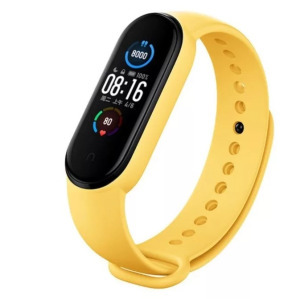 Okos Egészség karkötő M8, smart aktivitásmérő, sétához és sporthoz, sárga