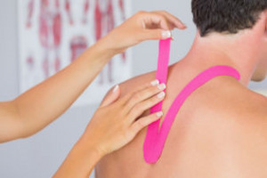 Kineziológiai sport és terápiás tapasz - rózsaszín