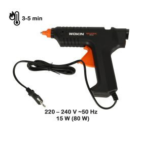 WOKIN ragasztópisztoly + 2 db ragasztórúd - 11,2 mm/15 W