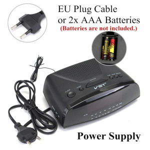 Rádiós vekker - 2in1 rádió és ébresztő óra, LCD kijelzővel