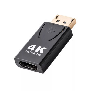 DisplayPort(apa) -> HDMI(anya) átalakító adapter, HD 1080P, fekete