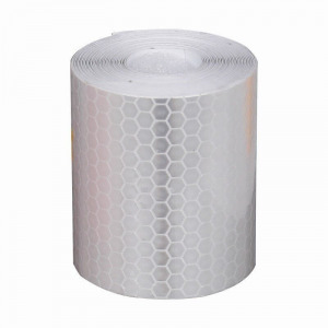 Kerékpár öntapadós fényvisszaverő ragasztószalag (3m) - fehér színű