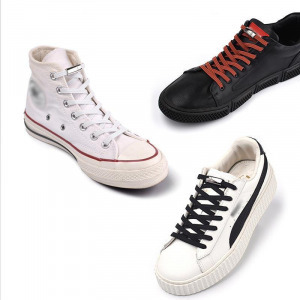 Cipőfűző mágneses csattal - fehér