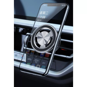 Autós mágneses YF26 mobiltelefontartó szellőzőrácsra, forgatható 360°