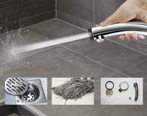 Zuhanyfej, zuhanyrózsa 3 üzemmóddal, ezüst szín