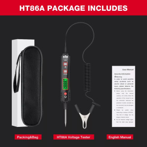 Multifunkciós autós feszültség, folytonosság, ellenállás vizsgáló, 100V DC